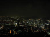 Night view from N Seoul Tower