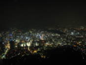 Night view from N Seoul Tower