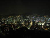 Night view from N Seoul Tower