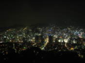 Night view from N Seoul Tower