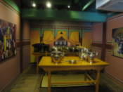 Museum showing ritual vessels at Jongmyo Shrine