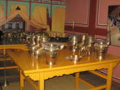 Museum showing ritual vessels at Jongmyo Shrine
