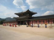 Changing of the garud outside Gyeongbokgung Palace