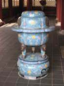 Incense burner inside of Geunjeongjeon Hall