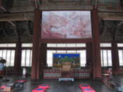 Inside unknown building at Gyeongbokgung Palace