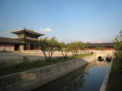 Moat around Gyeongbokgung Palace