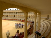 The seating area
