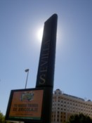A big Sevilla sign, just so you know you got of the train at the right place