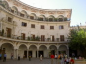 A strange building