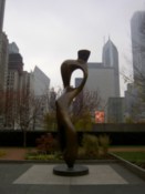 One of many curious sculptures