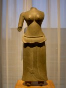 Unidentifiable woman (due to missing bits)