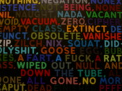 Part of the the Language exhibition.