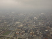 Looking north