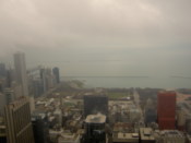 The red building kinda stands out