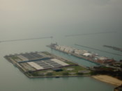 The water treatment facility up close