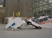 Outside the Museum of Contemporary Art