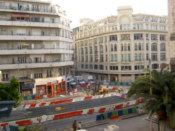 Construction of the new tramway