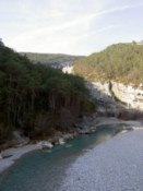 Looking down the river one way...