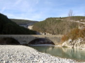 A bridge over the river
