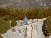 Me sat on the edge of the canyon...