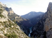 Looking back down the gorge