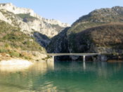 The bridge again - notice the colour of the water!