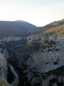 The river running through the gorge
