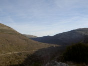 Hills cast shadows