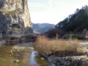 Looking the other way down the river