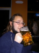 Yup, that's a whole litre of tasty beer. Mmmm...