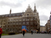 In a square near to the town hall