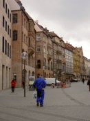 Walking through the town