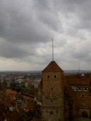 The castle tower nearby