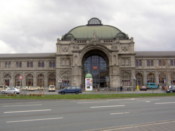 The railway station