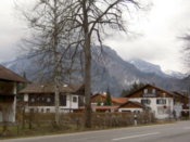 Passing through a village