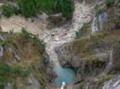 Looking down the other side