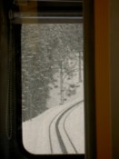 The driver's view as we climbed