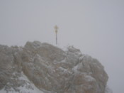 You could still see the famous cross though