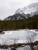 Another shot of the small lake on the way back