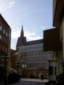 One of the many streets in the town center