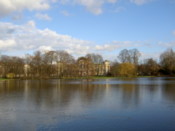 Looking accross the lake to another large building