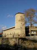 A curious castle by the river
