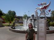 Me And A Statue Thingy