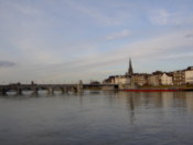 Looking at the Roman bridge