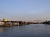 The modern bridge from the Roman bridge