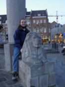 Sat on a lion...