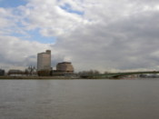 Looking out over the river Rhine