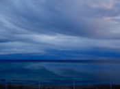 Dramatic swirling sky