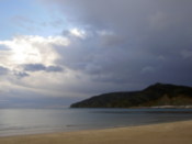 On the beach