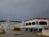 The town